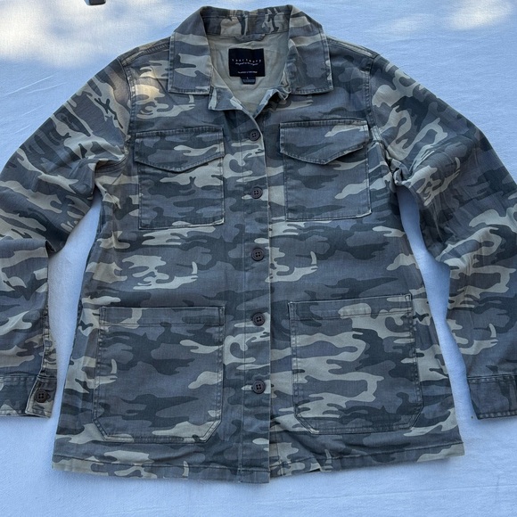 NWOT Sanctuary Camo Jacket Utility Military Army Cotton Outerwear - Picture 4 of 7